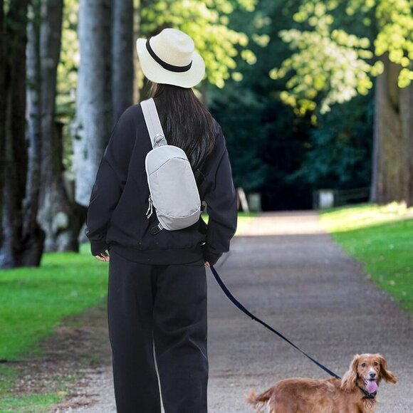 Unisex Nylon Crossbody Bag Compact Travel Sling for Daily Use and Outdoor - Picture 3 of 9